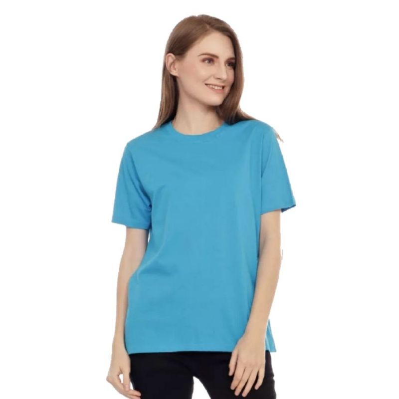 Kaos Polos Oversize Lengan Pendek Leher Round Neck Cotton Tc 30s