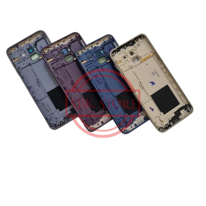 TUTUP BELAKANG BACKDOOR BACK CASING KESING HOUSING SAMSUNG GALAXY J6 2018 J600 - J600F FULLSET