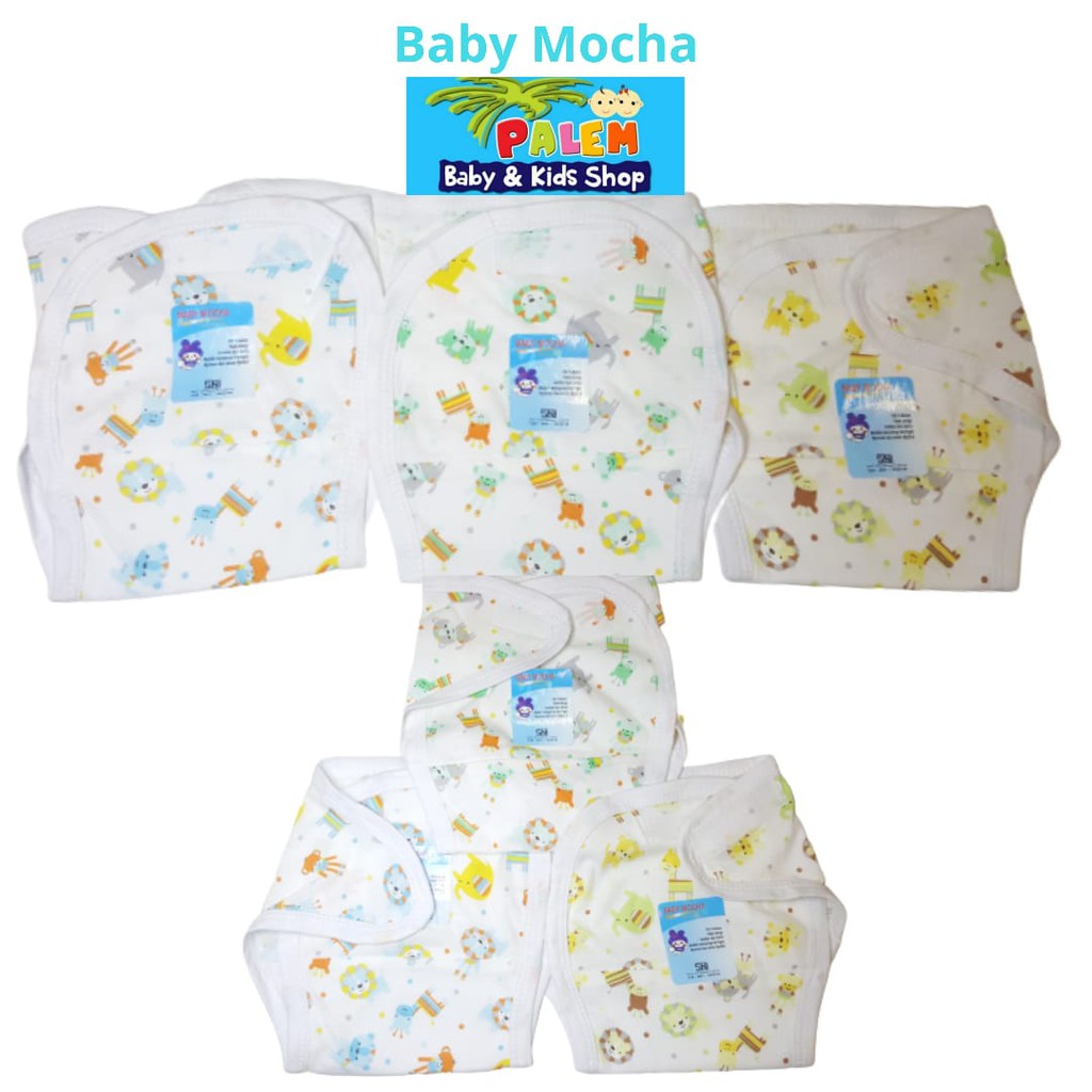 Baby mocha Popok perekat motif fullprint isi 3pcs 104974