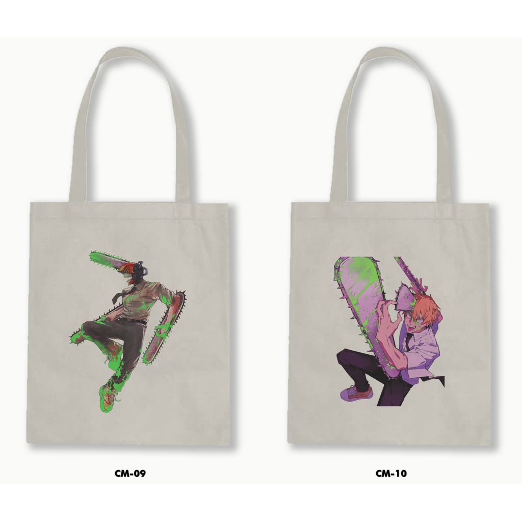 TOTE BAG BLACU - CHAINSAW MAN / ANIME / MANGA