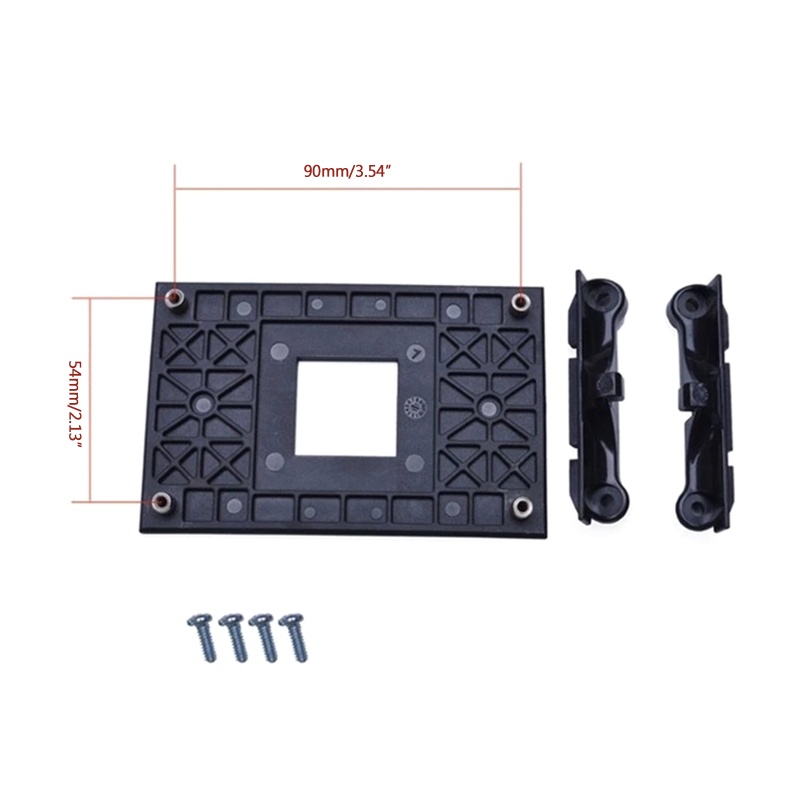 Bt Braket Penyangga Kipas Radiator Pendingin CPU Komputer Heatsink Holder Backplane Base forAMD AM4 B350 X370 A320 X470 Socke