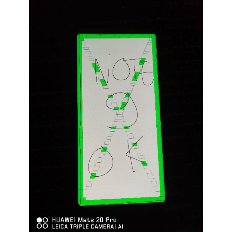 LCD Samsung note 9 minus greenscreen