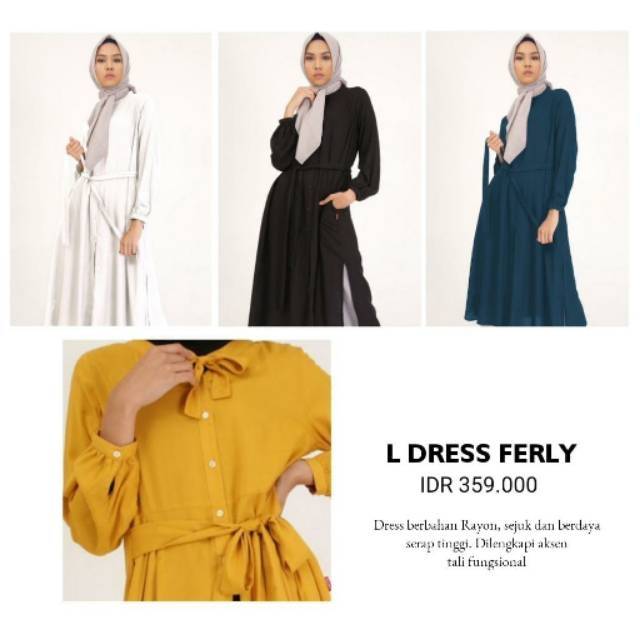 DAUKY L DRESS FERLY/LONG DRESS DAUKY/DRESS POLOS/DRESS BUSUI