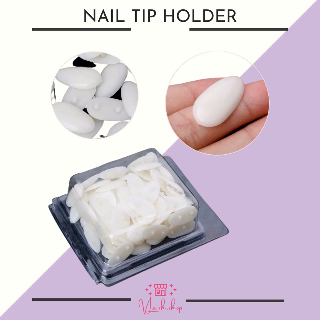 NAIL HOLDER DISPLAY 100 PCS / KUKU PALSU LATIHAN