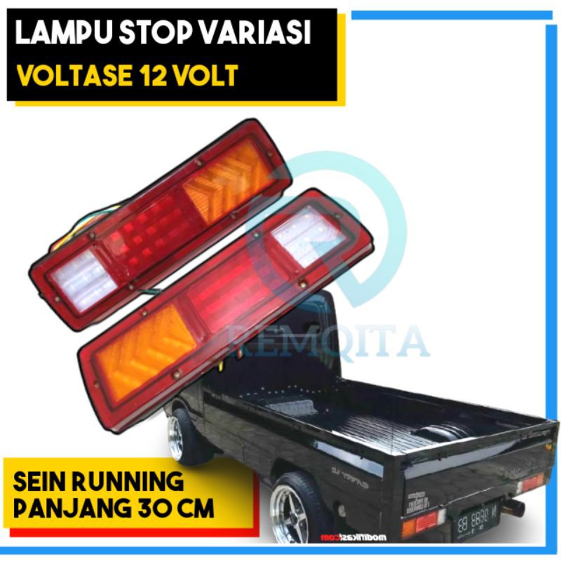 Lampu Stop Lamp LED Truk A130 30cm 12/24 Volt Stop lamp Truk