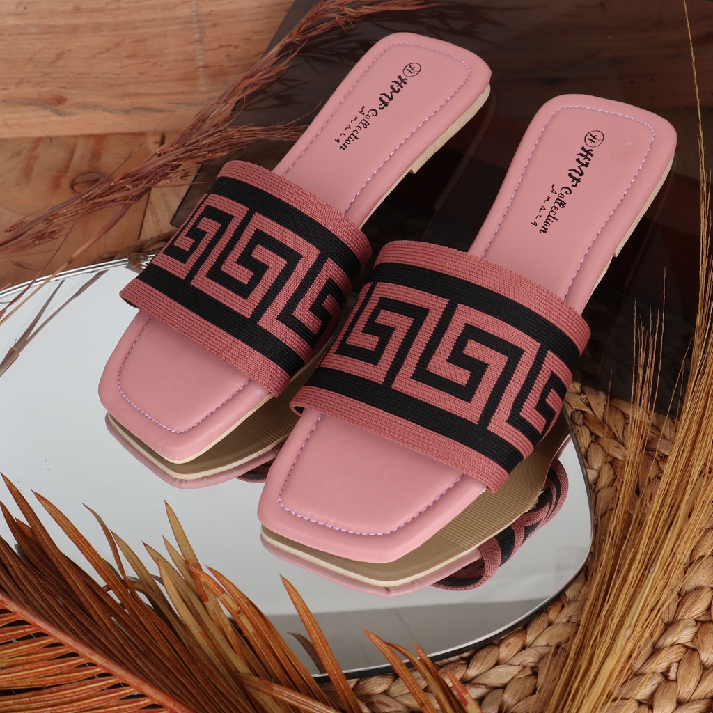 HMF Keyla Sandal Flat Wanita DN02