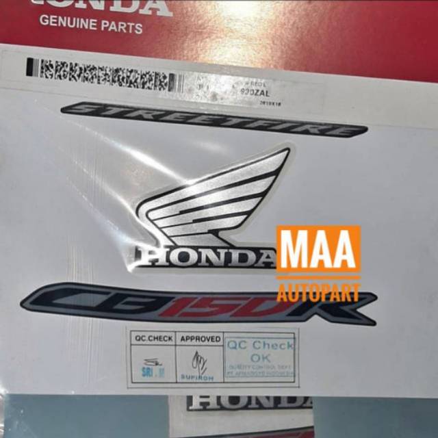Stripe Set Sticker Stiker Striping New CB150R CB 150 R Streetfire Raptor Matte Black Hitam Doff Asli