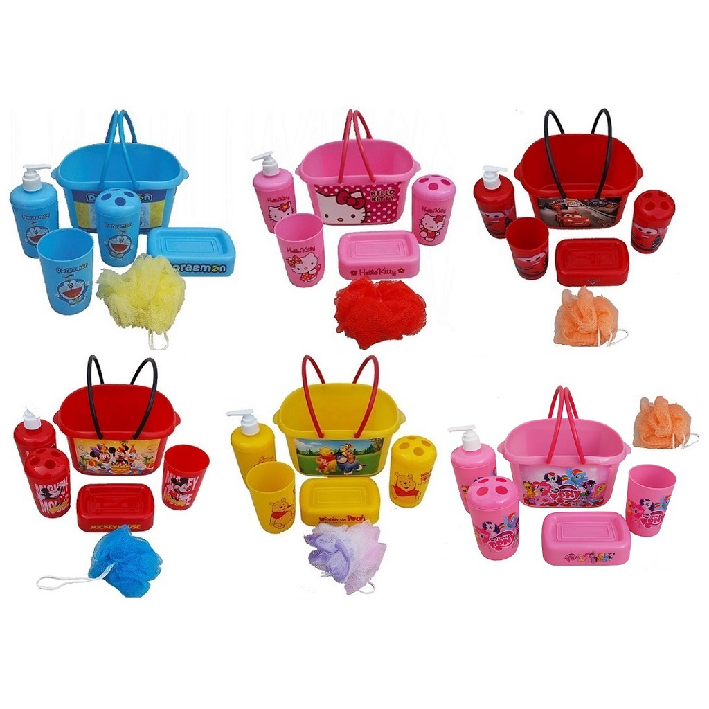 Keranjang Mandi Karakter Bathroom Set Shopee Indonesia