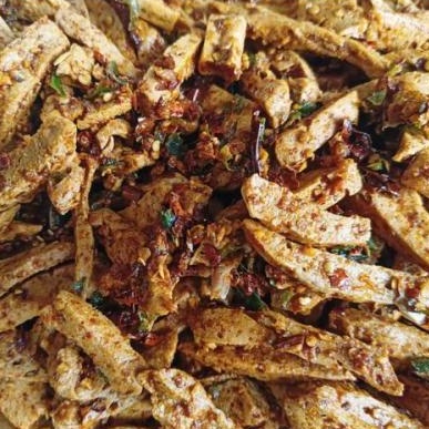 

[ Hayochips ] Basreng Bali Ori/Pedas Daun Jeruk 65 Gram SNACKS PEDAS
