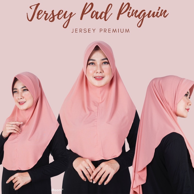 Bergo Pad Pinguin jersey Rumahan