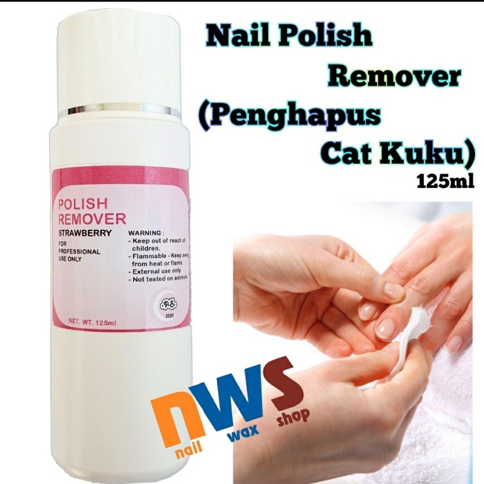 

Strawberry Nail Polish Remover 125Ml / Penghapus Kutek