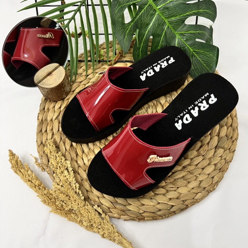 ZALSA Sandal Wedges Wanita PRINCESS 01