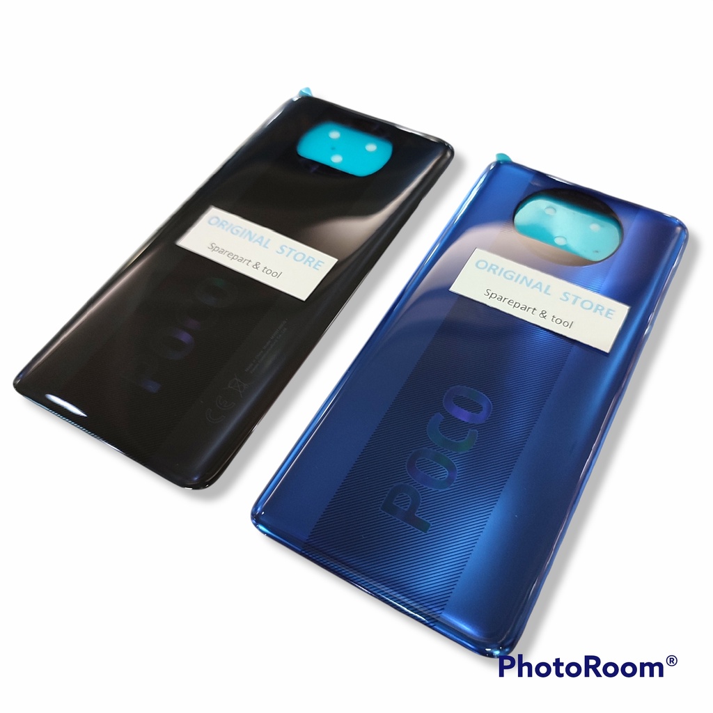 BACK CASING / BACKDOOR XIAOMI POCO X3 PRO - POCO X3 NFC - POCO X3 TUTUP BELAKANG