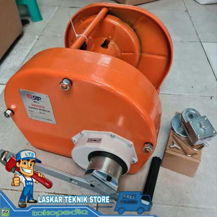 [perkakas] - Katrol Manual Hand Winch - 2 ton merek SAP Berkualitas