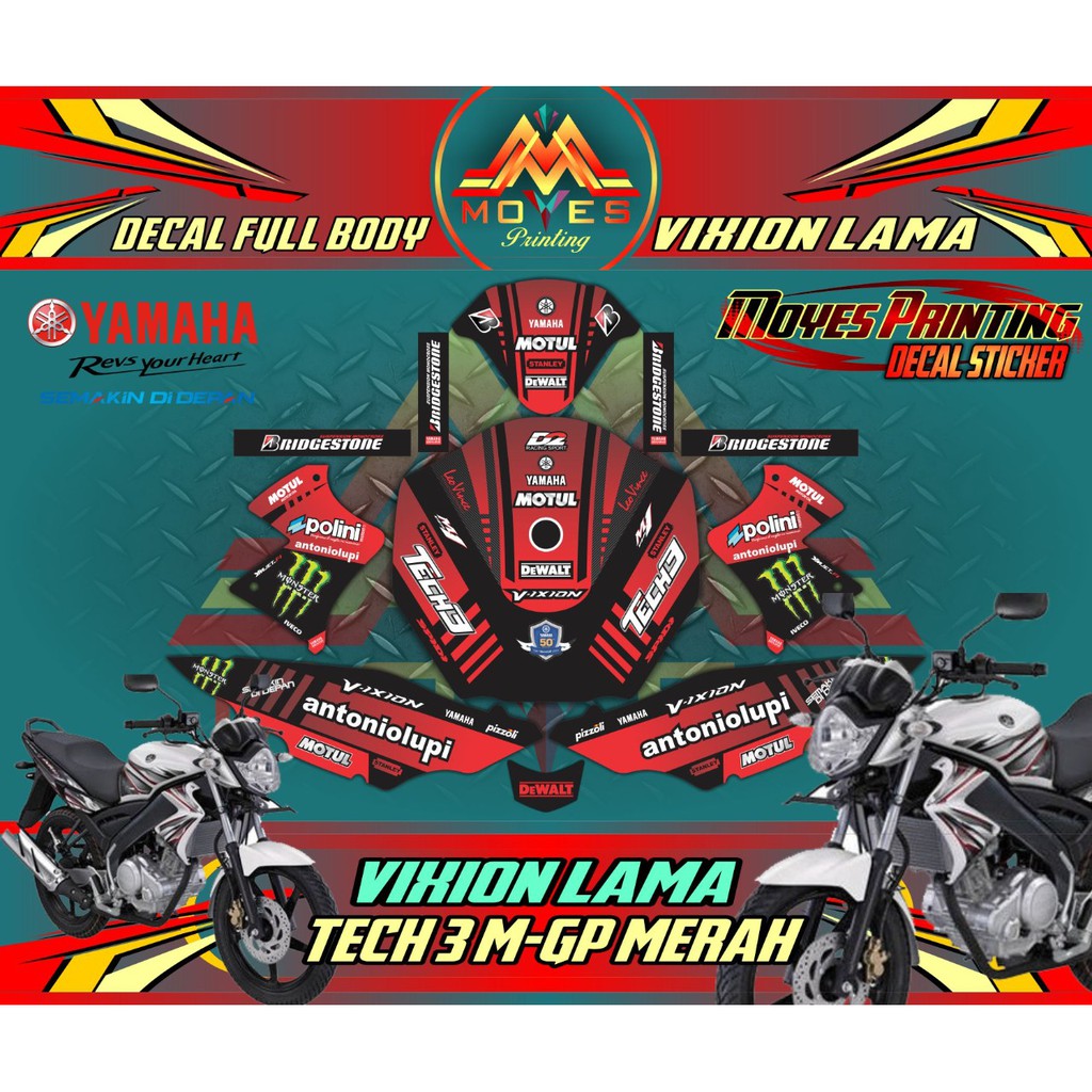 stiker motor vixion full body decal stiker motor vixion lama stiker vixion old decal stiker vixion o