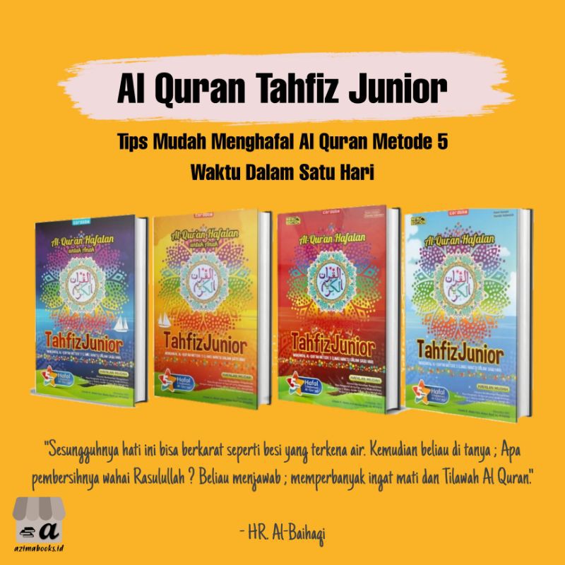 AL QURAN HAFALAN TAHFIZ JUNIOR MUDAH MENGHAFAL AL QURAN AL QURAN WAQAF PROMO MURAH AL QURAN