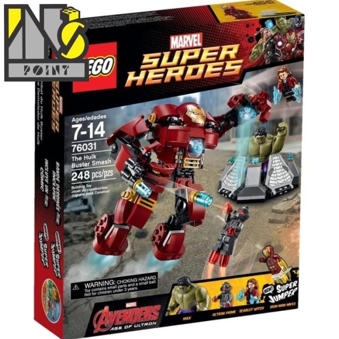 FREE ONGKIR LEGO 76031 - Super Heroes - The Hulk Buster Smash