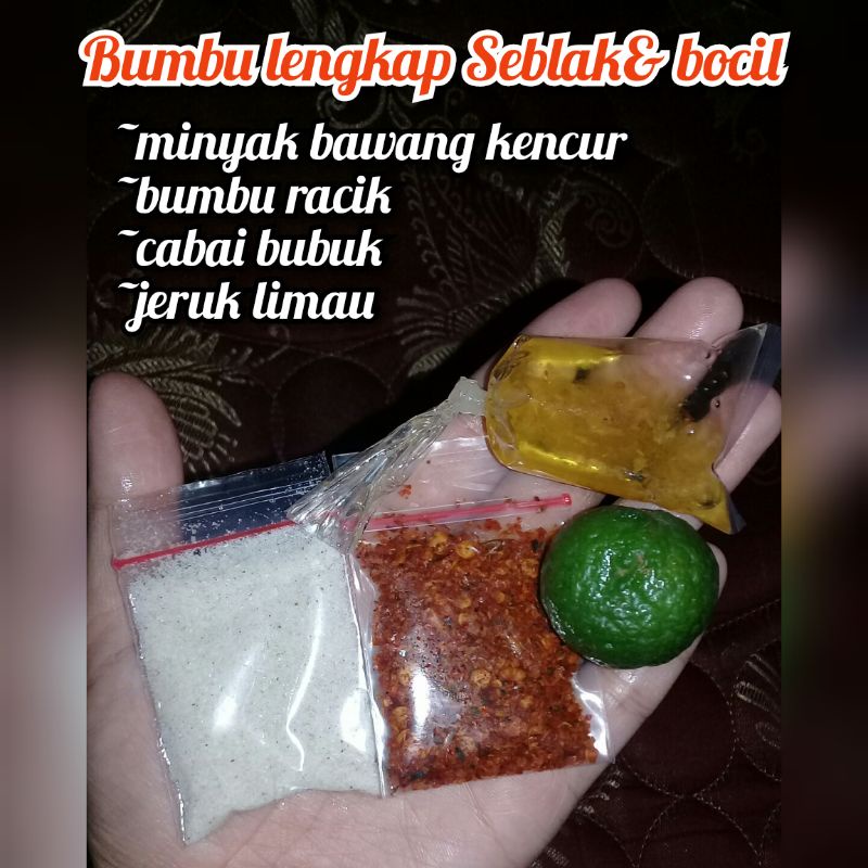 

BUMBU BASO ACI LENGKAP,bumbu seblak,bumbu cuanki