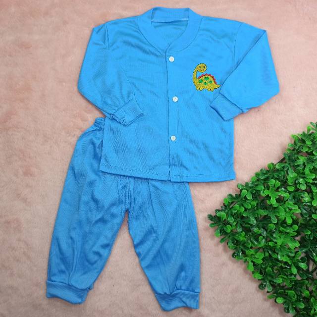 Ss#4003 Setelan Piyama Bayi ukuran New Born  0-6bulan / Piyama Kancing