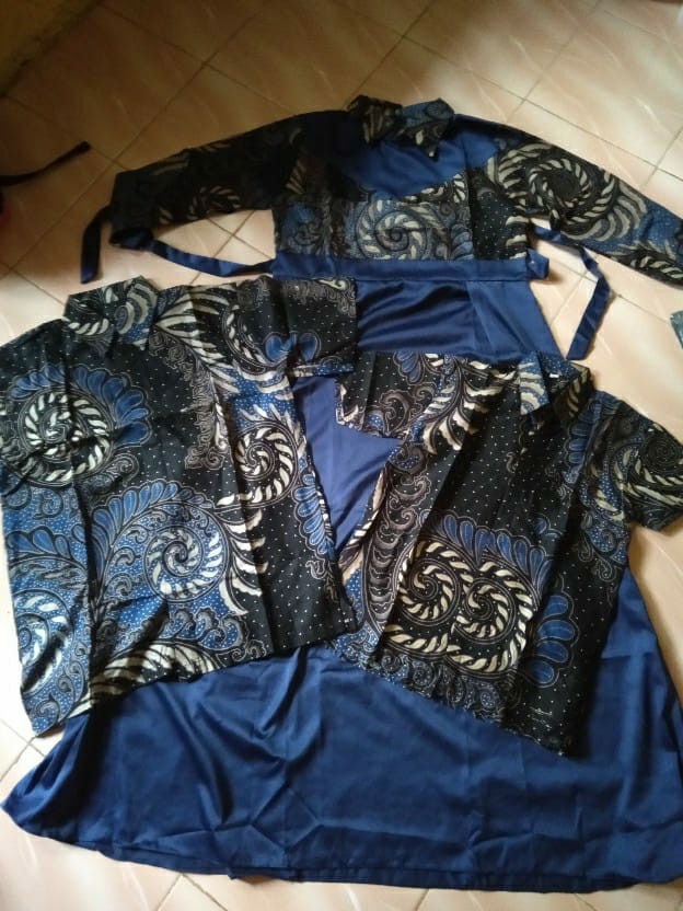 Hanggono Couple Ori Najwa/ Couple Batik / Gamis Batik Couple / Gamis Batik / Batik Couple /kemeja