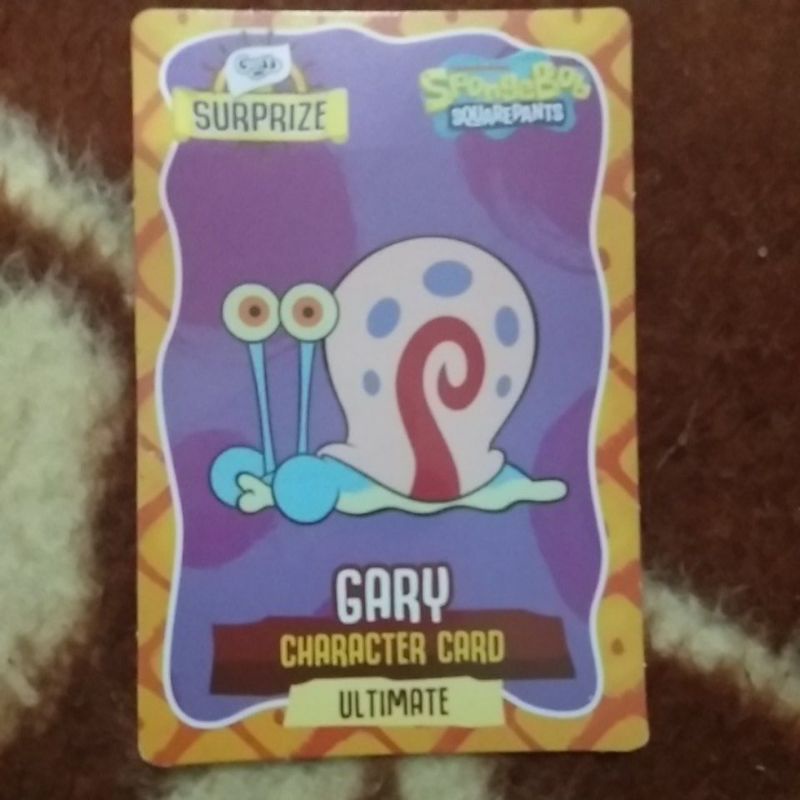 Kartu Gery Surprize Spongebob (Gary ultimate)