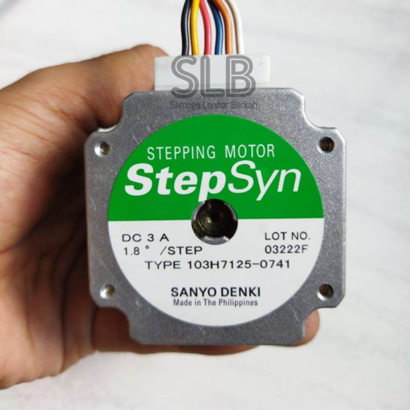 Nema 23 Stepper Motor 3A 1.8 /Step 6Wire Type 103H7125-0741 Sanyo Denki