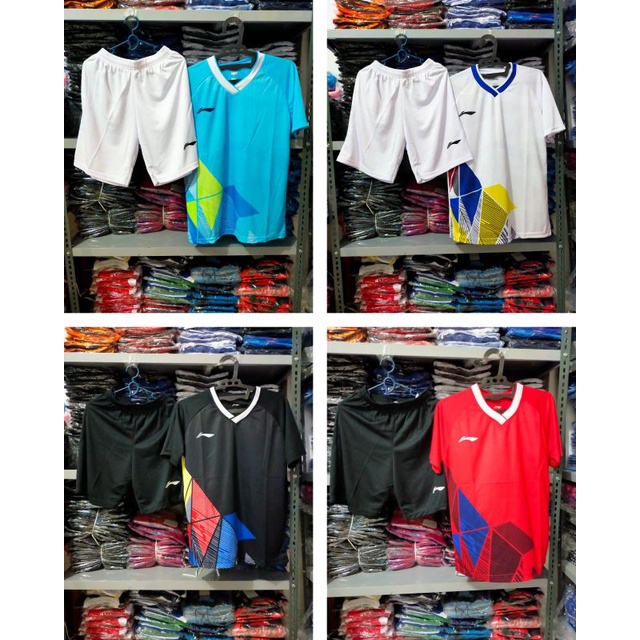 BAJU BADMINTON DEWASA SETELAN BADMINTO L156P JERSEY BULUTANGKIS