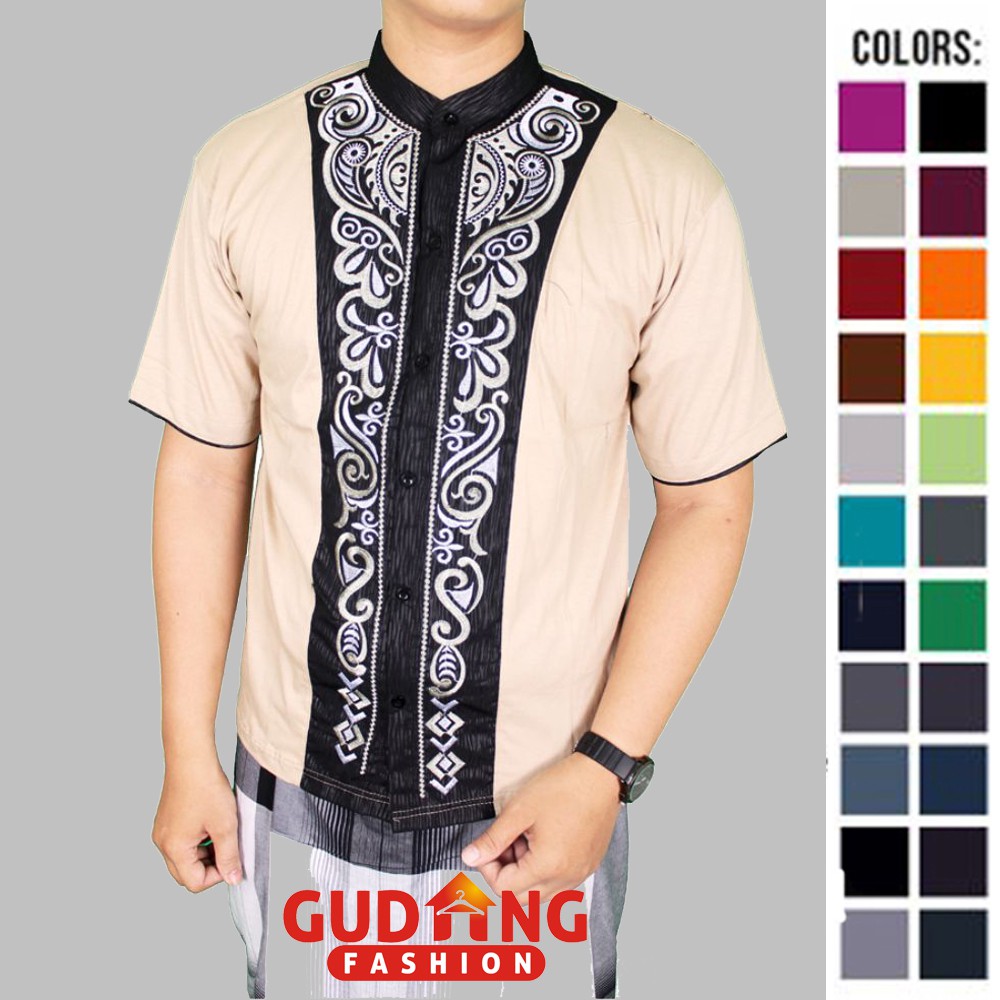 Baju Koko Gaul Lengan Pendek Katun - Banyak Pilihan Warna KKS (COMB)