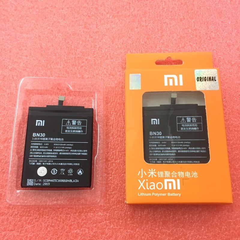 BATTERY BN30 XIAOMI 4A / BATERAI BN30 XIAOMI 4A/ BATRE BN30 REDMI 4A ORI VV