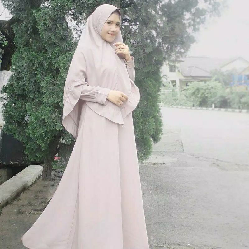 Gamis Dress Syar'i Premium Bahan Wolfis