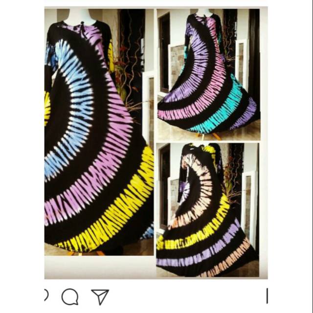 Gamis terbaru sasirangan. Jumputan