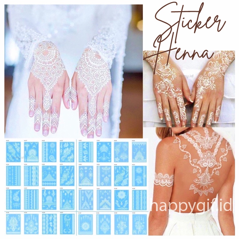 Tato Henna Instan Tattoo Pengantin Henna KU029