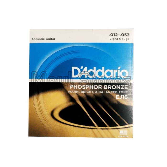 Senar Gitar Akustik D'addario String EJ13 EJ15 EJ16 EJ26