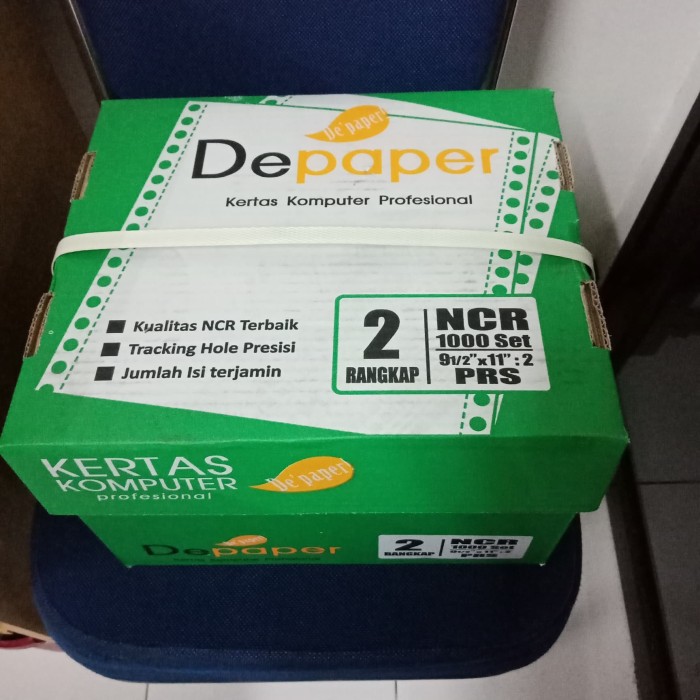 

Depaper kertas continuous form 9,5 x 11 bagi 2 2 ply ncr warna