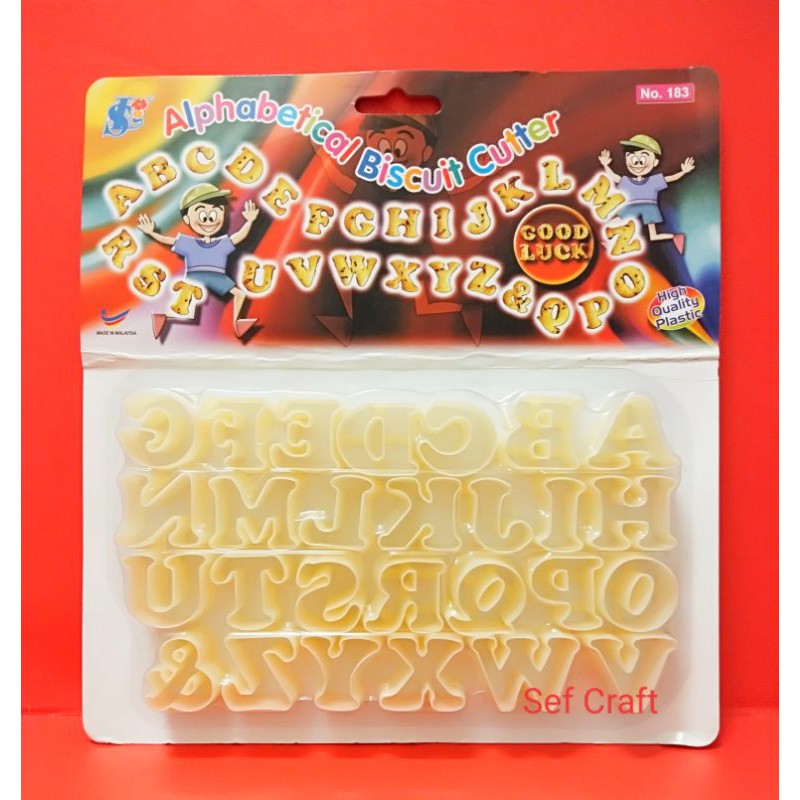 

Alphabet plastic cutter Sin Lian ( SL ) Malaysia
