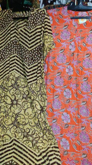 TERMURAH! BEST SELLER! DASTER BATIK LENGAN PENDEK MOTIF DAN WARNA ACAK - GROSIR SOUVENIR KHAS JOGJA