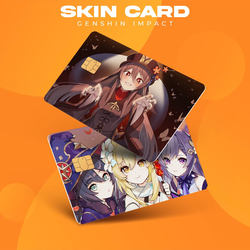 [BM Skin Card] Genshin Impact ||  Garskin | Cover ATM / E - Money / Flazz - Anti Air