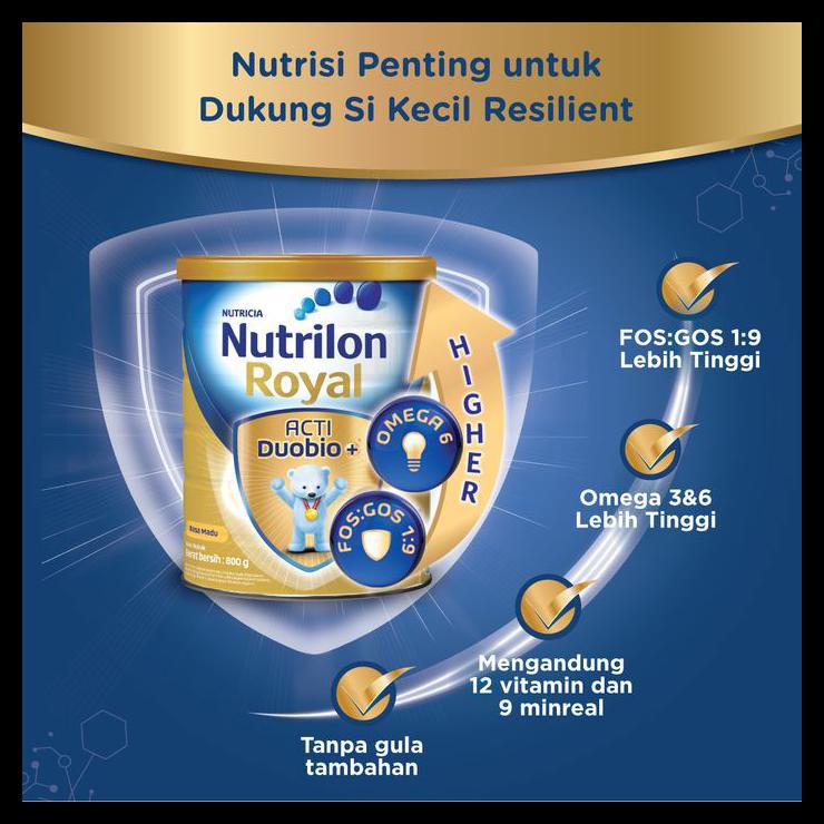 

UNIK Paket 2 - Nutrilon Royal 4 Susu Pertumbuhan 3-6 Thn Madu 400gr