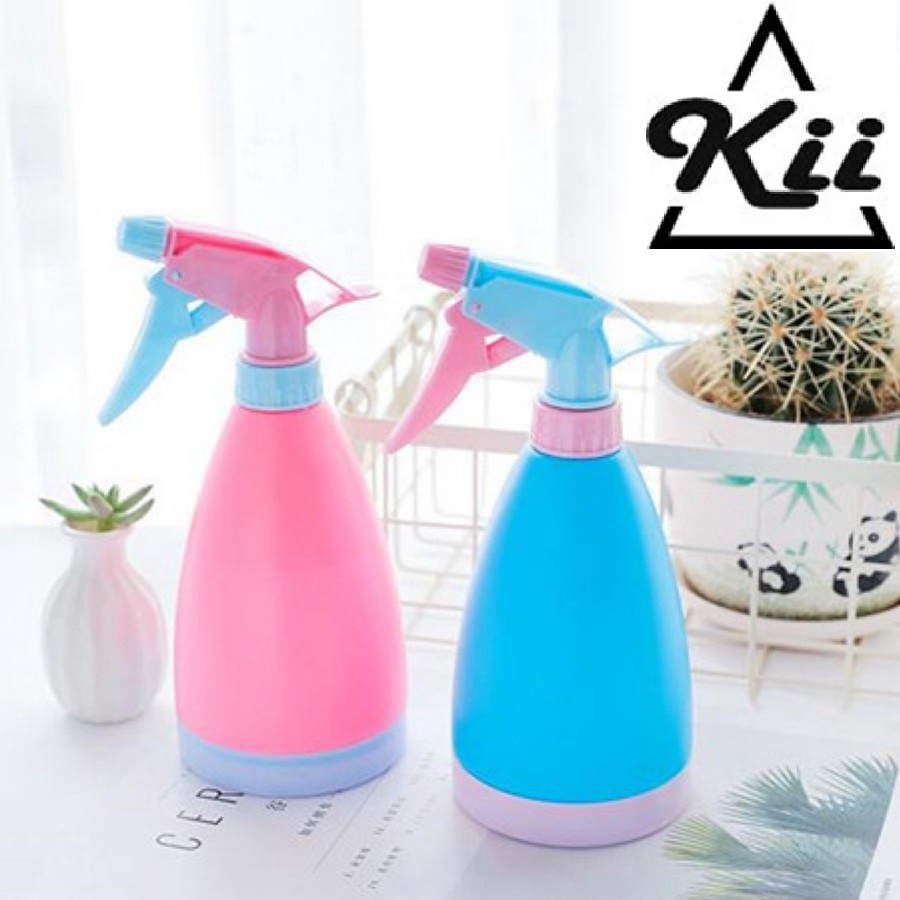 Botol Semprotan Air 400ml - Jet Sprayer Multifungsi - Botol Spray Biru