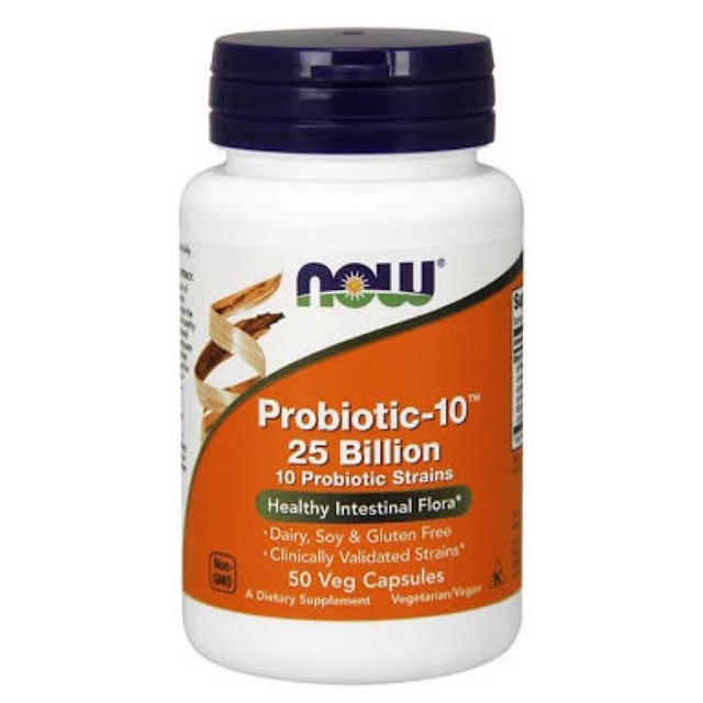 Now Probiotic-10 25 Billion 50 Veg Caps