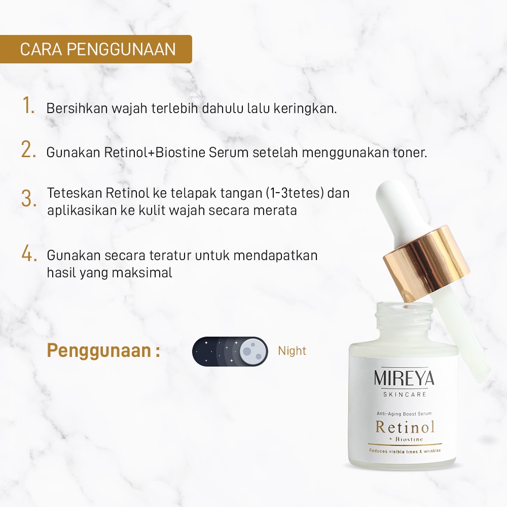 Mireya Retinol + Biostine Anti Aging Boost Serum - Serum Retinol-4