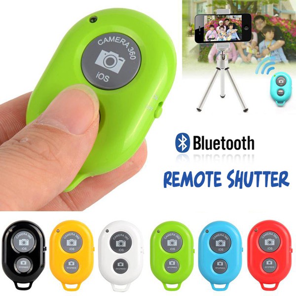 PROMO [ COD ]  Bluetooth Camera Remote Shutter Smartphone for iPhone/Android Wireless TOMSIS / Remot Kamera Selfie