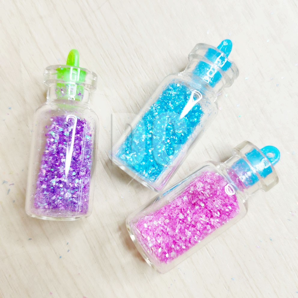 MURAH!!! GLITTER POWDER 3in1 SEQUIN BINTANG HATI SLIME NAIL ART RESIN