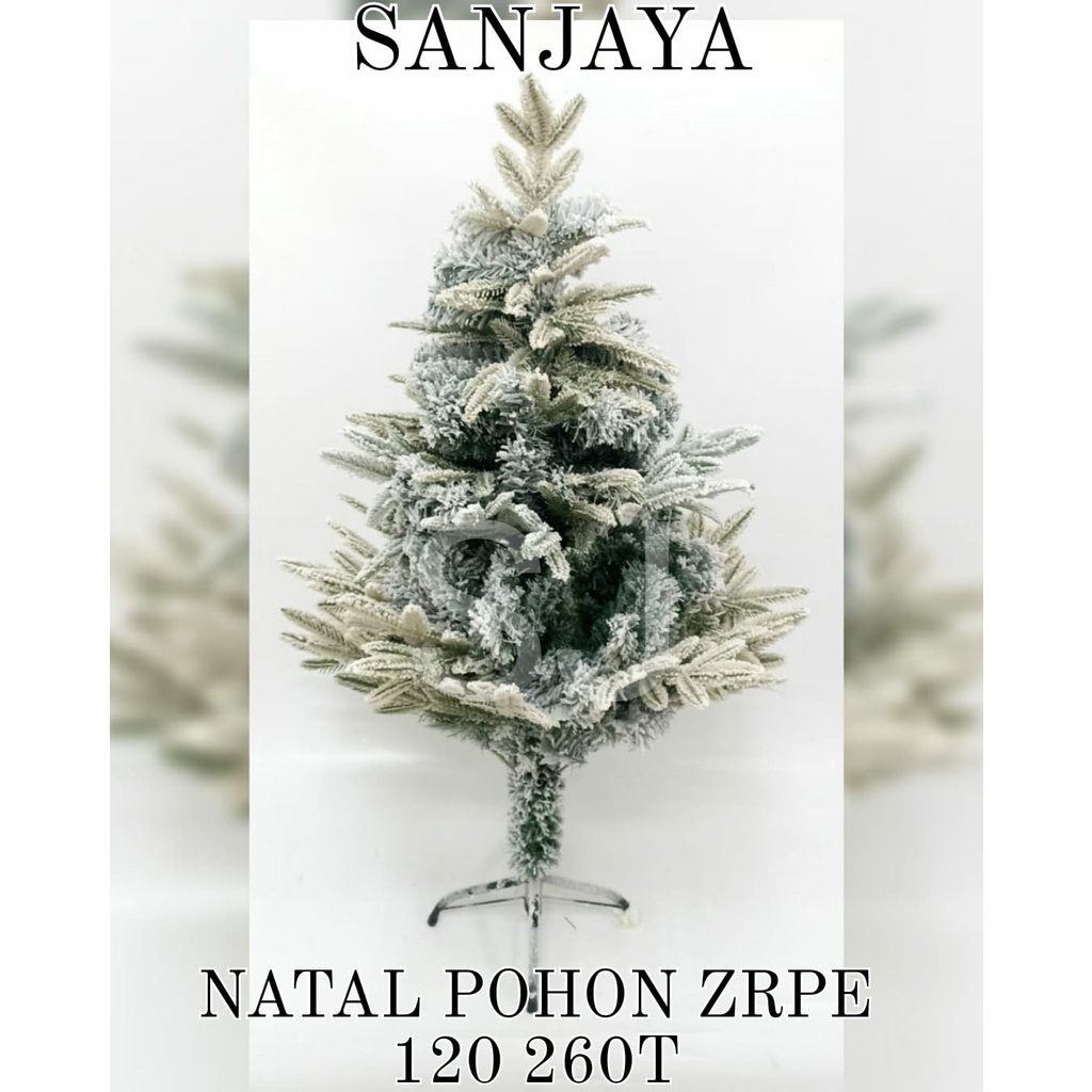 [120Cm] Pohon Natal Christmas Tree Besar / Pohon Cemara Dekorasi Hiasan Natal / Pohon Natal Salju / Natal Pohon Zrpe-120 260T