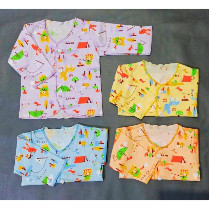 Baju Bayi Baru Lahir Lengan Panjang SNI Y-Lin Atasan Bayi Lengan Panjang Ukuran New Born Bahan 100% Katun SNI