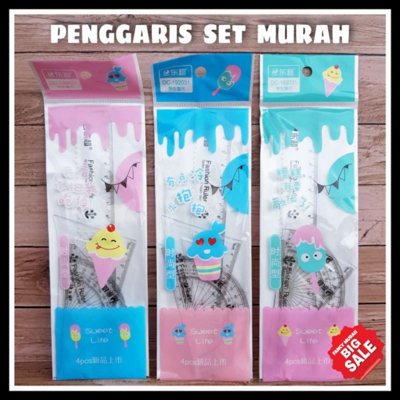 

(SALE) PENGGARIS SET IMPORT MURAH (1 SET ISI 4 PCS)