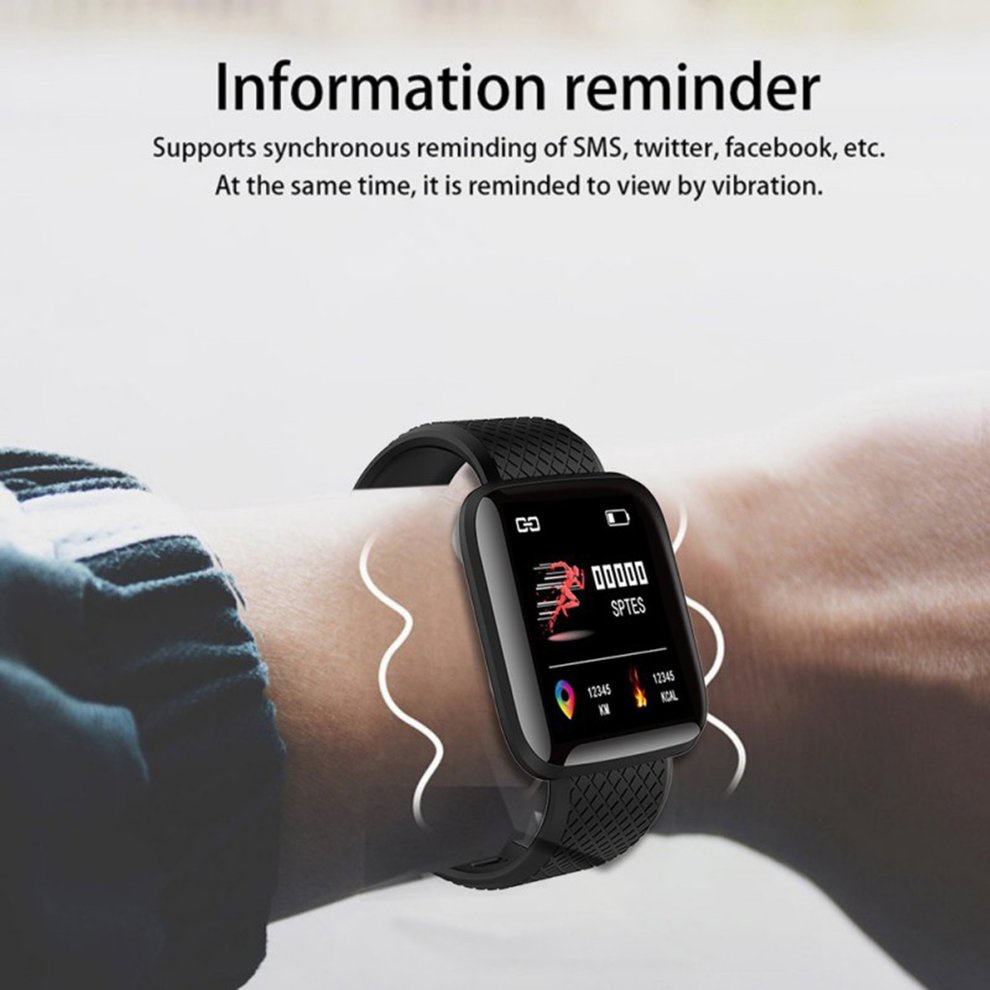 Smartwatch 116 Plus Jam Tangan Pria Smartwatch Jam Tangan Pintar Jam Tangan Cowok Smartwatch Sport