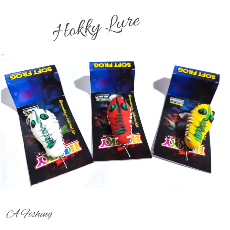 SOFT FROG BUAYA HOKKY LURE UMPAN CASTING IKAN GABUS SNAKEHEAD