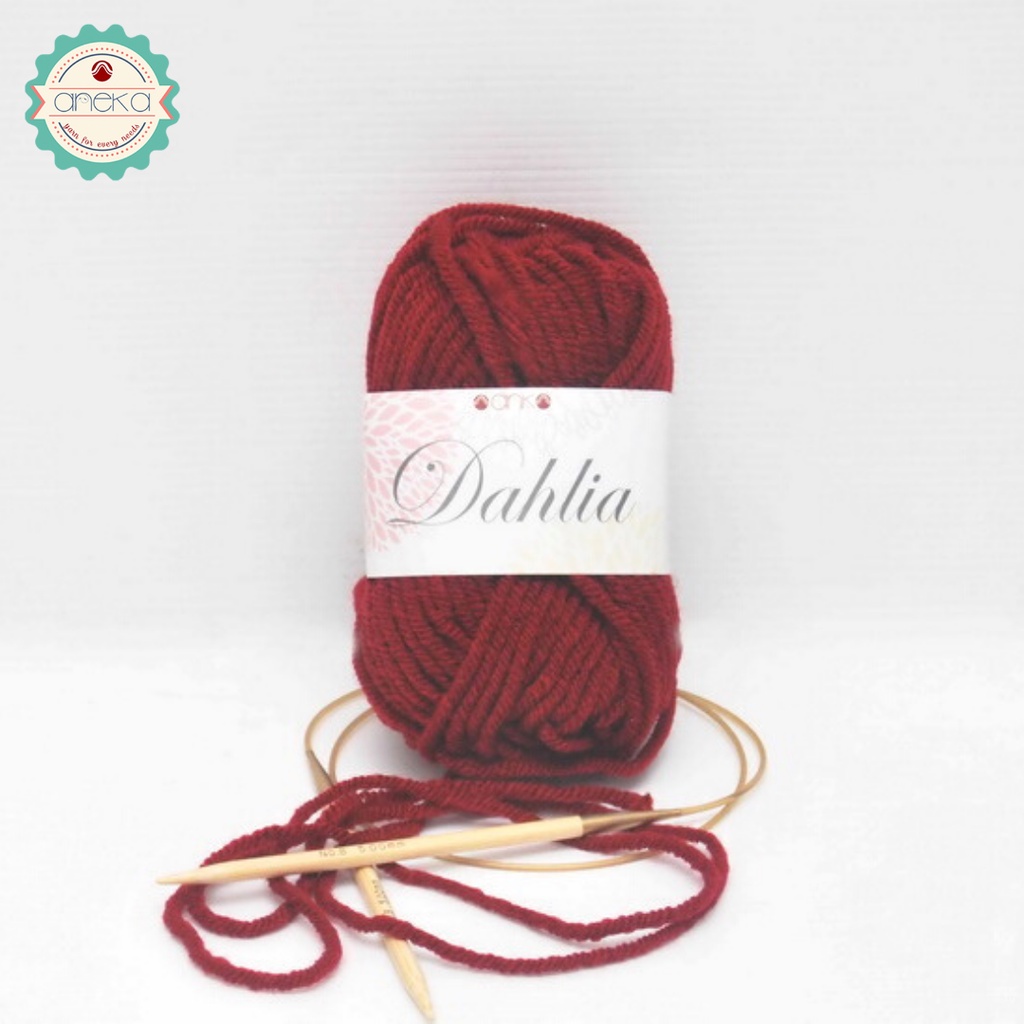 Benang Rajut Karpet Dahlia / Carpet Yarn - 1889 ( Merah SD )