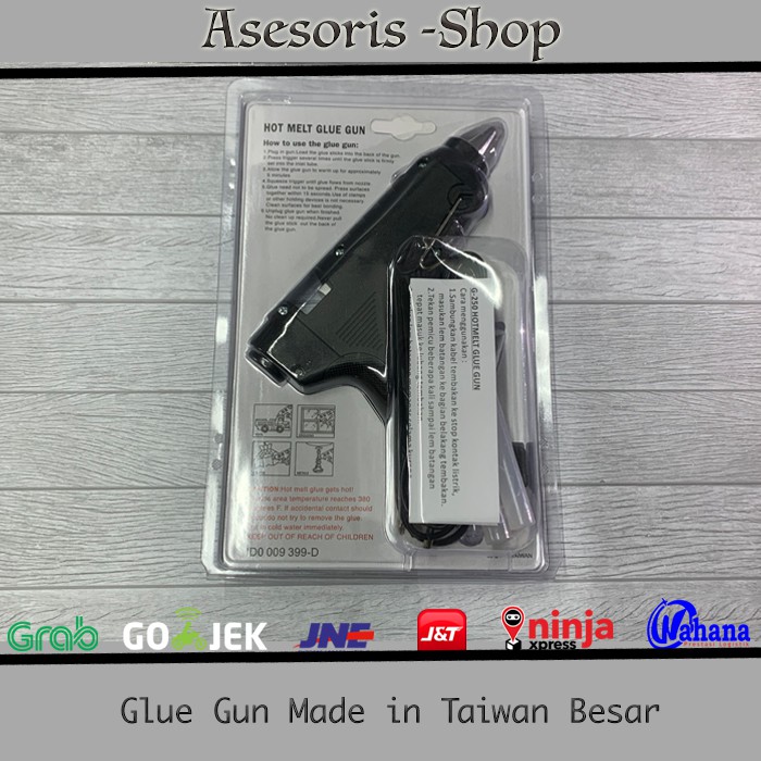 

RB Hot Melt Glue Gun G-250 / Lem Tembak BESAR G-250 made in Taiwan